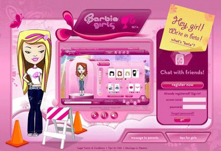 Communauté virtuelle Barbie
