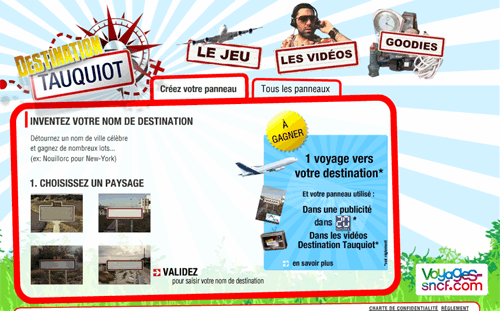 Destination Tauqiot: opération viral de la SNCF
