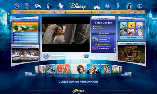 nouveau site Disney.fr