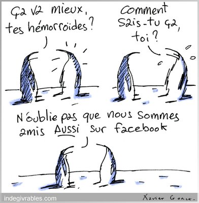 Hemoroide dessin Facebook