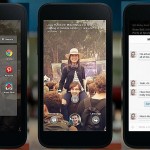 Les écrans du nouveau Facebook Home sur mobile